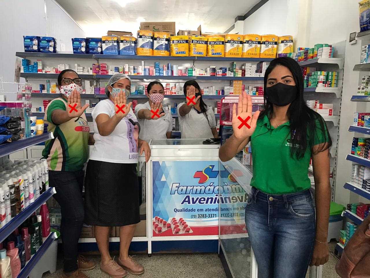 Camacã: Secretaria de Assistência Social através do CRAM adere a Campanha Sinal Vermelho contra a Violência Doméstica